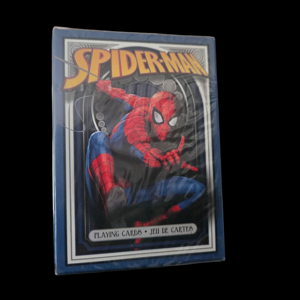 NEW Spider-Man Marvel Comics Playing Cards Factory Sealed Deck Jeu De Cartes Blu
